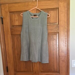 POL Gray Sleeveless Women's Top. Never worn, but tag is missing. Back is amazing